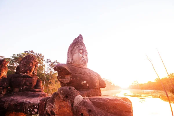 Antik Khmer uygarlık kalıntıları — Stok fotoğraf