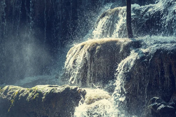 Waterfall in jungle, Mexico