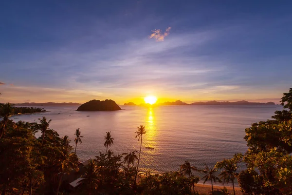 Incroyable vue panoramique sur la baie de la mer — Photo