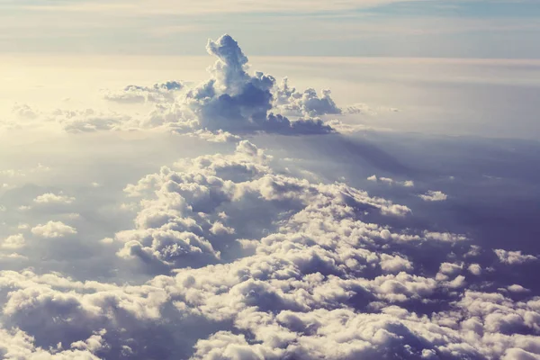 Beautiful view above clouds — Stock Photo, Image