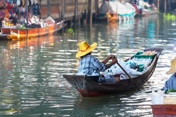 Floating market in the Thailand. — Stock Photo, Image
