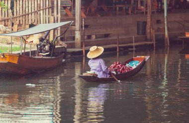 Yüzen Pazar Tayland.