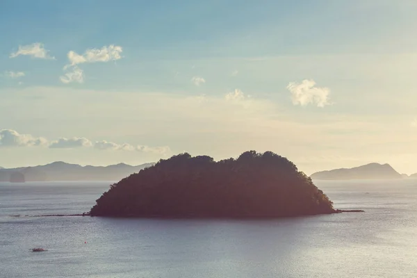 Incredibile vista panoramica sulla baia di mare — Foto Stock