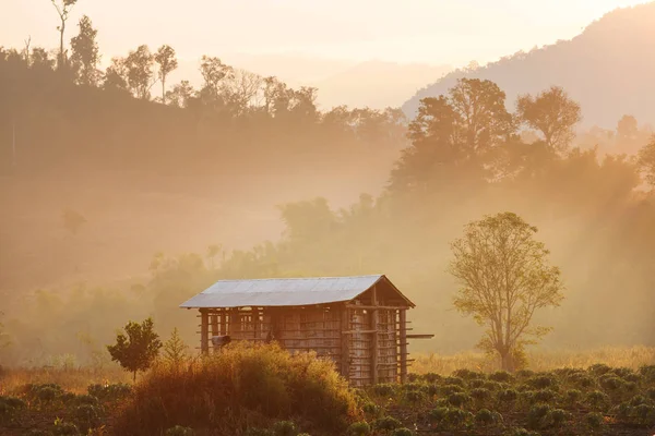 Paisagens rurais no norte da Tailândia — Fotografia de Stock