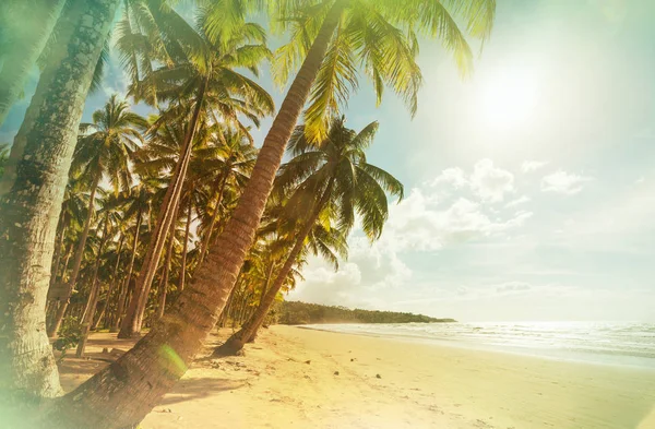 Tropikalna plaża pogoda — Zdjęcie stockowe