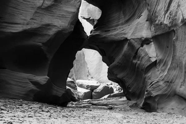 Slot canyon i nationalparken Grand Staircase Escalante — Stockfoto