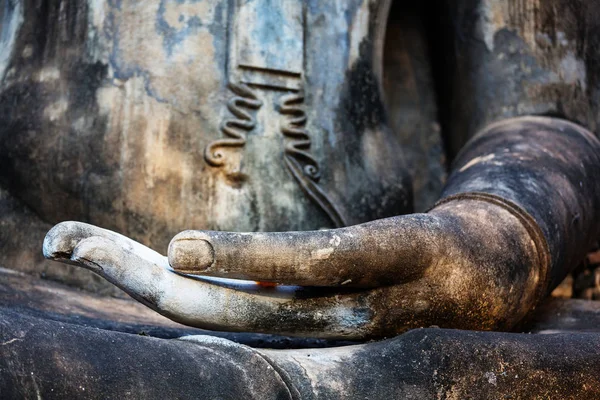 Socha Buddhy zblízka — Stock fotografie