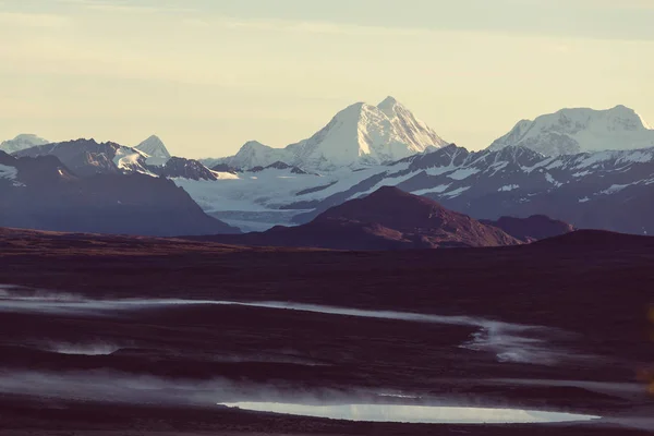 Tájak, a Denali autópálya — Stock Fotó