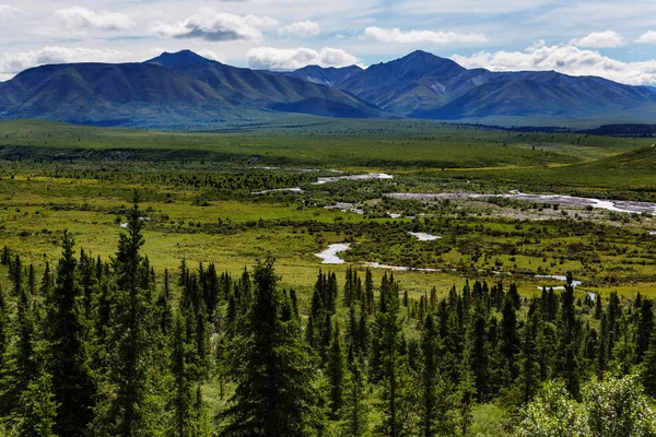 Pittoreske bergen van Alaska — Stockfoto
