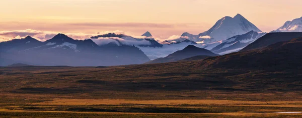 Tájak, a Denali autópálya — Stock Fotó