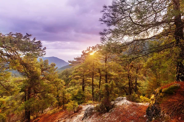 Bellissimi paesaggi naturali in Turchia montagne — Foto Stock