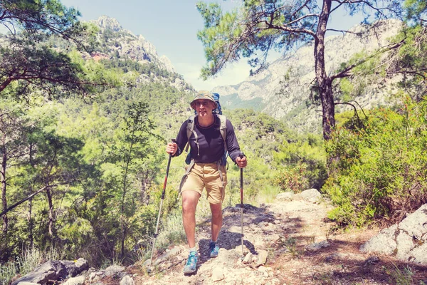 Wandelen in de beroemde Lycian Way — Stockfoto