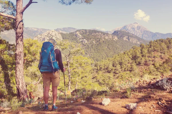 Túrázás a híres Lycian-út — Stock Fotó