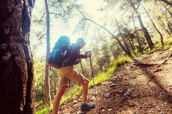 Hiking in famous Lycian Wa — Stock Photo, Image