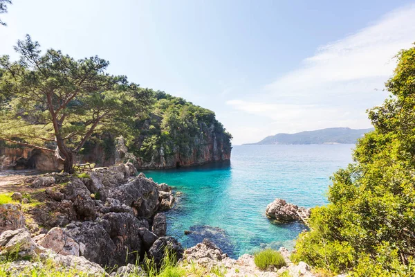 Bela costa marítima na Turquia — Fotografia de Stock