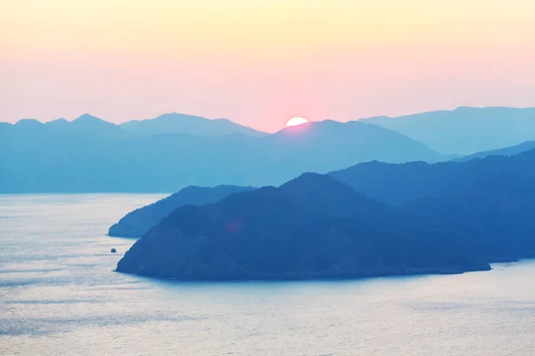 Bella costa del mare in Turchia — Foto Stock