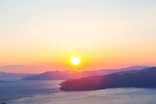 Bella costa del mare in Turchia — Foto Stock