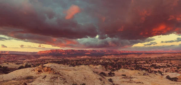 Sandstone formations in Utah — Stock Photo, Image