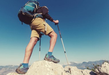 Backpacker iz içinde.