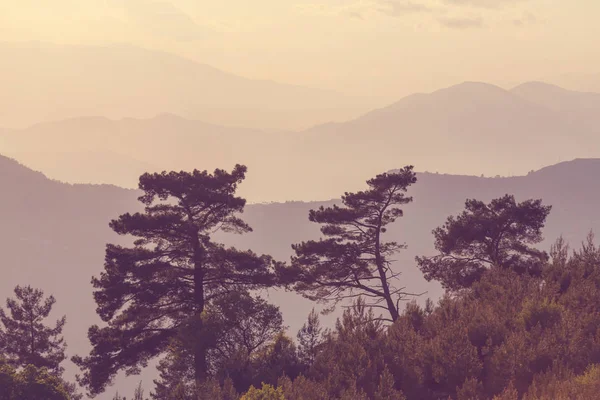 Belas paisagens naturais na Turquia montanhas — Fotografia de Stock