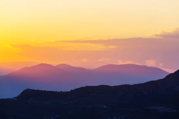 Belle scène du lever du soleil — Photo