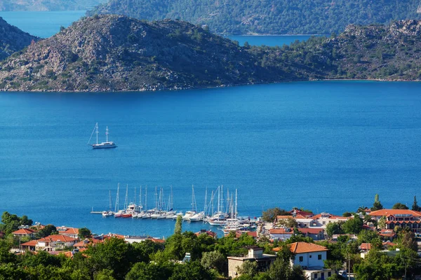 Gyönyörű tengerpart Törökországban — Stock Fotó