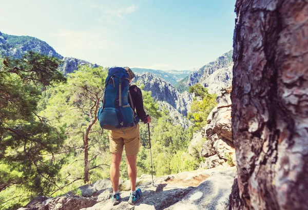 Túrázás a híres Lycian-út — Stock Fotó