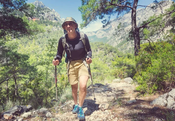 Senderismo en el famoso Lycian Way — Foto de Stock