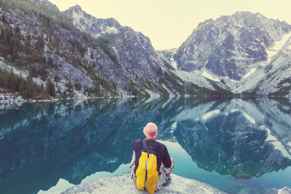 Beautiful Alpine lakes — Stock Photo, Image