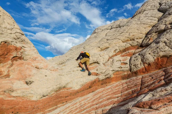 Caminhada nas montanhas do Utah — Fotografia de Stock