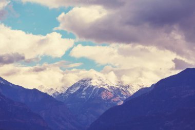 Colorado Rocky dağlarında dağ manzarası