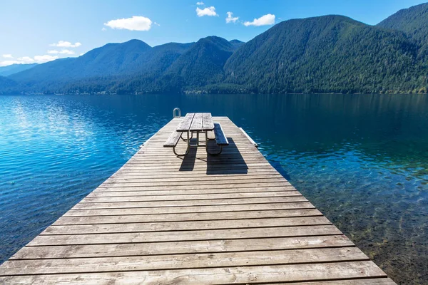 Lago Crescent en el Parque Nacional Olímpico —  Fotos de Stock