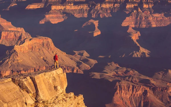 Wanderung im Grand Canyon — Stockfoto