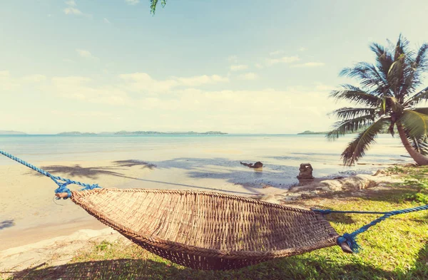 Serenidade na praia tropical — Fotografia de Stock