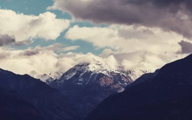 Colorado Rocky dağlarında dağ manzarası