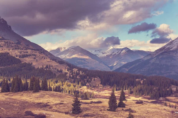 Paisaje de montaña en Colorado Montañas Rocosas — Foto de Stock