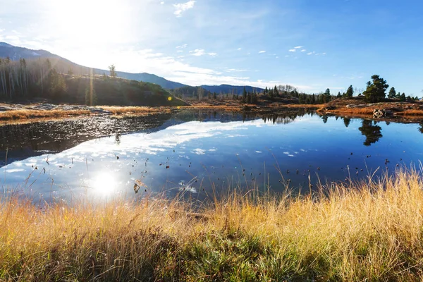 Berglandschaft in kolorado felsigen Bergen — Stockfoto