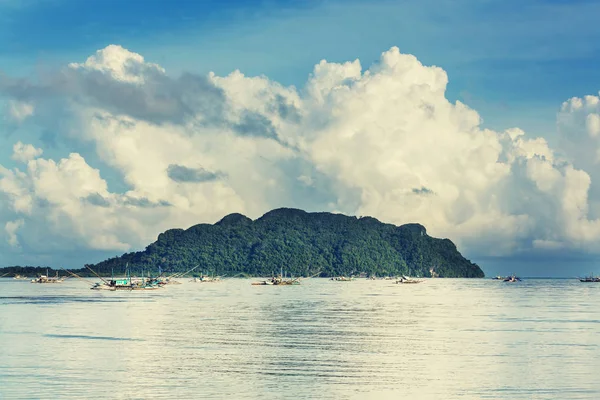 Incredibile vista panoramica sulla baia di mare — Foto Stock