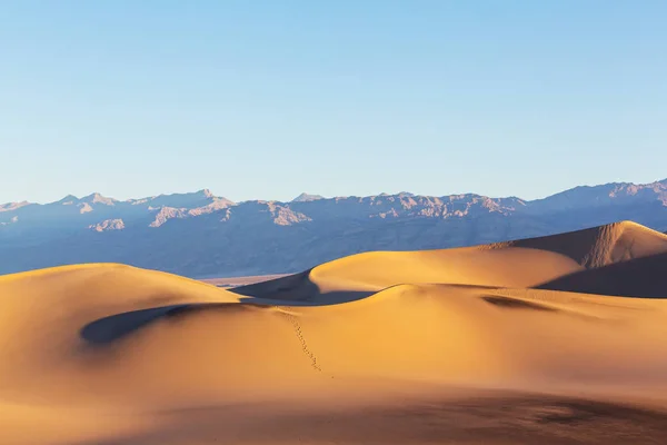 Dune di sabbia nel Parco Nazionale della Valle della Morte — Foto Stock