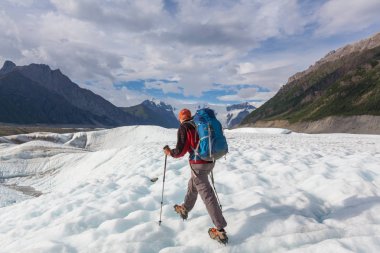 Yaz aylarında, uzun yürüyüşe çıkan kimse Alaska