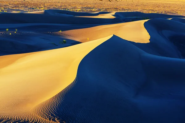 Dunas de areia no Parque Nacional do Vale da Morte — Fotografia de Stock