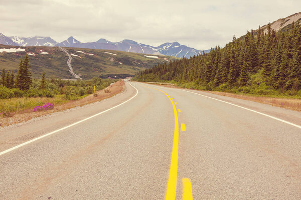 Highway in Alaska, United States