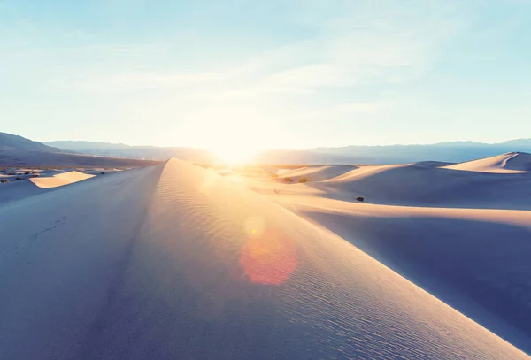 Písečné duny v Národním parku Death Valley — Stock fotografie