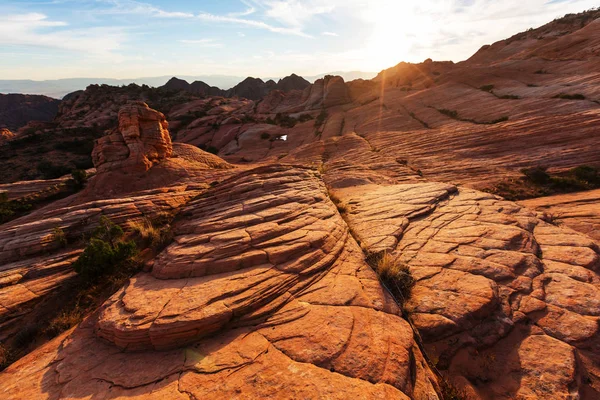 Sandstone formations in Utah — Stock Photo, Image
