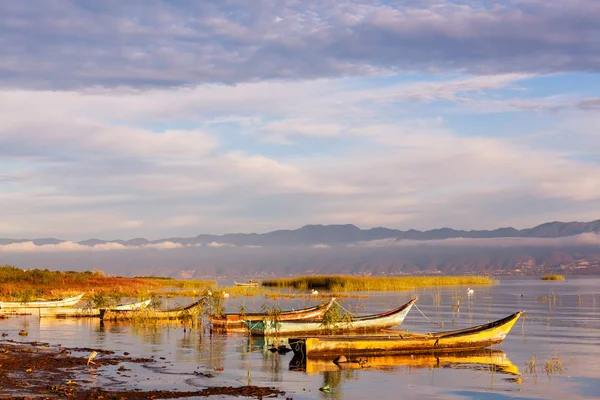 Barche da pesca in Messico — Foto Stock