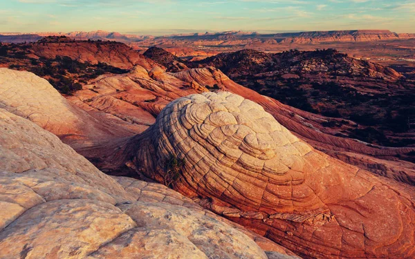 在犹他州的砂岩地貌 — 图库照片