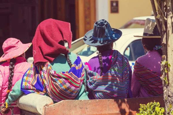 街中のペルー人 — ストック写真