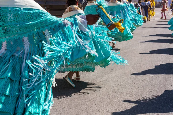 Authentic peruvian dance — Stock Photo, Image