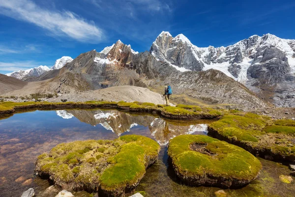 Güzel dağlarının Cordillera yükseltisidir manzaralar — Stok fotoğraf