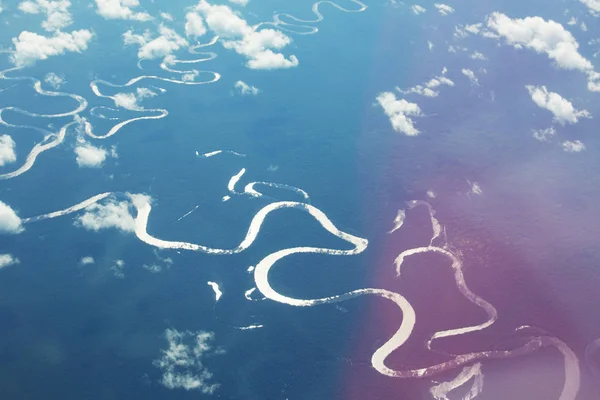 Vista aérea desde el avión —  Fotos de Stock